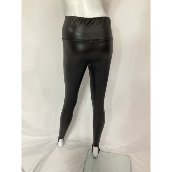 Allsaints Cora Faux Stirrup Black Leggings Size 4 - Picture 3 of 4